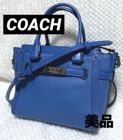 COACH コーチ ショルダーバッグ 2way ミニブレイク スワッガー デニム