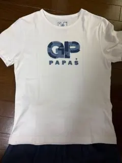 マドモアゼルノンノン　ホワイト GPロゴ半袖Tシャツのサムネイル