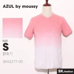 訳あり AZUL by moussy トップス Tシャツ　半袖　チマヨ柄　ニットのサムネイル