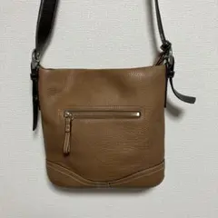 COACH コーチ F10941 ショルダーバッグ レザー ブラウン系 汚れあり