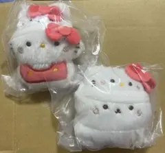 スタジオハヌルxサンリオキャラクターズ ふわふわぬいぐるみ　2個セット