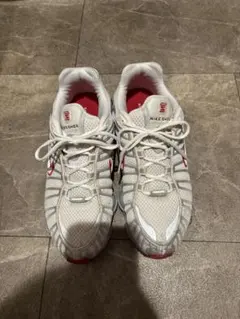 Nike Shox tl 白 赤 ウィメンズシューズ 24.5