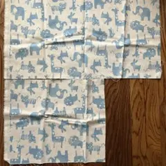 動物柄コットン生地 はぎれ