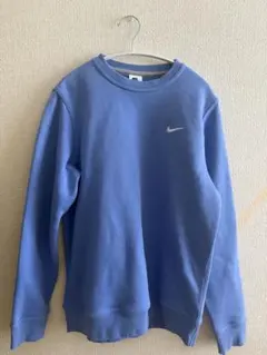 NIKE スウェット ブルー 刺繍ロゴ L