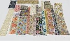 【SALE】華やかなインド刺繍リボンはぎれセット長さ5㎝〜28㎝※1点のみ