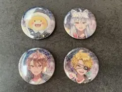 カラフルピーチ　東武動物公園　缶バッジ 4個セット