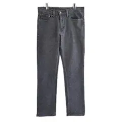 Levi's　デニムパンツ　ブラック　W32L32　墨黒　リアル