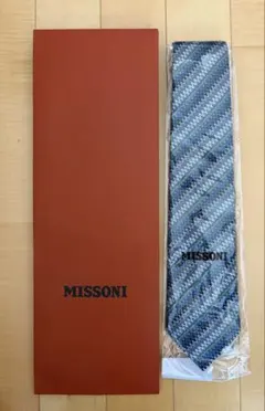 ミッソーニ ネクタイ 7.0cm細幅 04A 新品 タグ付 専用ケース付き