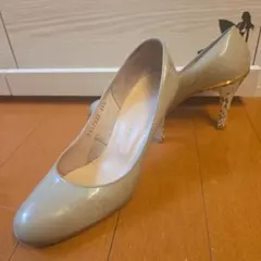 TRUSSARDI エナメルパンプス パイソン柄ヒールのサムネイル