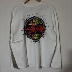 Stussy 長袖カットソー スカルプリント グレー M - メルカリ