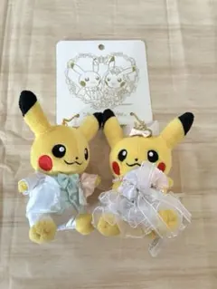 限定品】ポケモンセンター ピカチュウ ペアぬいぐるみ ウエディング