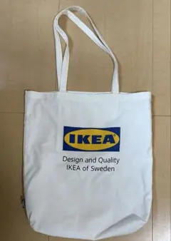 IKEA ロゴ入り トートバッグ ホワイトのサムネイル