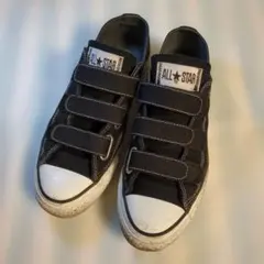 【CONVERSE】 ALL STAR ベルクロ スニーカー ブラックのサムネイル