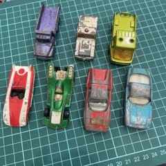 トミカ等　ミニカー　7台セット　レトロ　ヴィンテージ　ダメージ有り　昭和