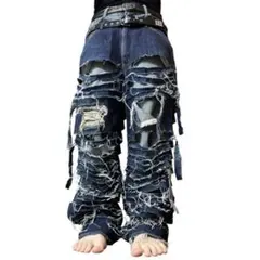 デストロイパンツ アーカイブ y2k ギミック 90s vintage punk - メルカリ