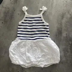 babyGAP ストライプ キャミソール ロンパース 60