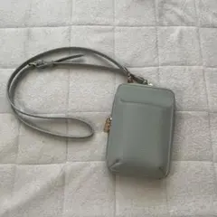 スマホショルダーバッグ ライトグレー