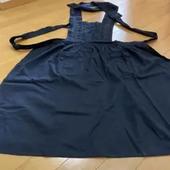黒　エプロン　割烹着　2枚まとめて　喪服用