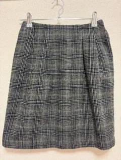 チェック柄 タイトスカートのサムネイル
