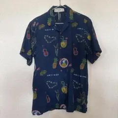 Scotch & Soda アロハシャツ S ネイビーのサムネイル