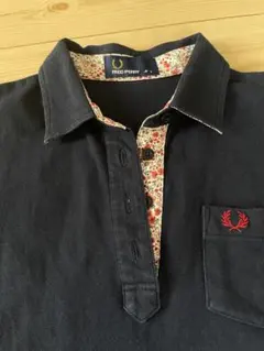 FRED PERRY ネイビー ポロシャツ 半袖