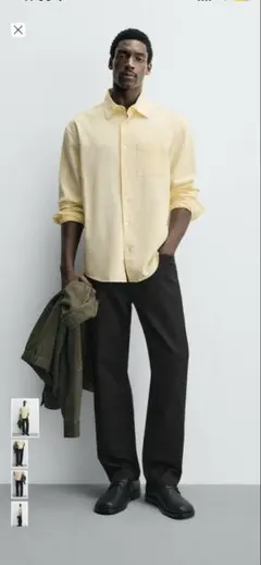 ZARA ストレートフィットパンツのサムネイル
