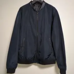 ZARA MAN フェイクレザー襟ジャケット LLですがM-Lの方の方が良いかとのサムネイル