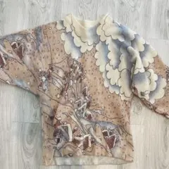 レトロヴィンテージ 柄ニット　雪ニット