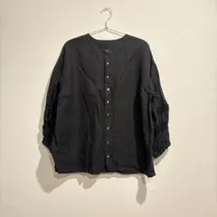 美品】 フレームワーク 麻楊柳ブラウス 近年モデル リネンシャツ 