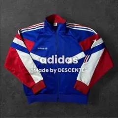 adidas アディダス デサント製 90s トラックジャケット ブルー