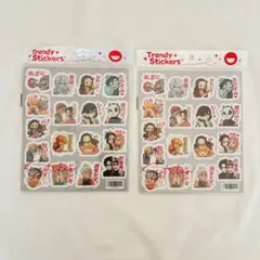 【2個セット✨】鬼滅の刃 ステッカー 大量まとめ売り 炭治郎 禰豆子 兄弟友達