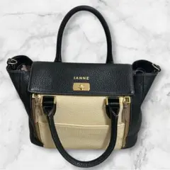 IANNE イアンヌ 2WAY トートバッグ レザー バイカラー IANNE イアンヌ 2WAY トートバッグ レザー バイカラー - メルカリ