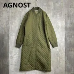 ♪ 凵　AGNOST キルティング　サーモ　コート　ロングジャケット　冬