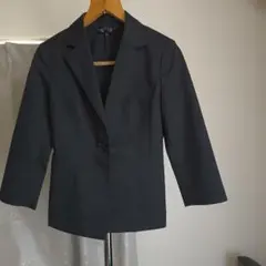 INDVI 七分夏用黒スーツ上下