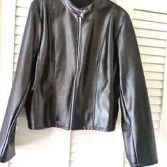 レザージャケット ショート丈