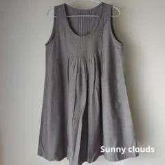 Sunny clouds サニークラウズ ノースリーブワンピース Mサイズのサムネイル