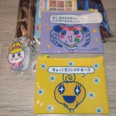 サンキューマートたまごっちポーチめめっち　まきこ　たまこ姫　アクリルキーホルダー