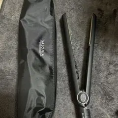 SALONIA＊サロニア＊ダブルイオン＊ストレートアイロン＊ブラック