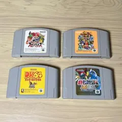 【ニンテンドー64】ソフト4本セット(スマブラ、ポケモン等)