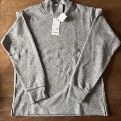 UNIQLO ソフトニットフリース　モックネックT メンズXS