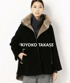 K.T KIYOKO TAKASE アンゴラ　レッキスラビット　ショートコートのサムネイル