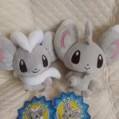 匿名配送｜ポケセン限定　未使用　チラーミィ＆チラチーノドール