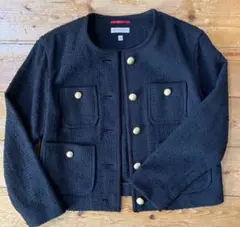 DRESSTERIORドレステリア.ノーカラージャケット《美品》