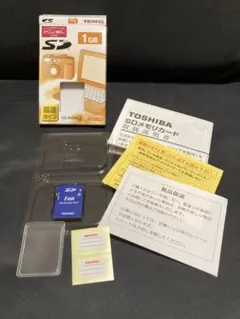 TOSHIBA SDメモリカード 1GB 高速タイプ