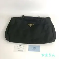 PRADA プラダ バッグ ナイロン 三角ロゴ 黒 ブラック ジャンク 訳あり 