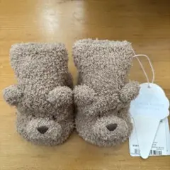 新品未使用 ジェラピケベビー靴下 赤ちゃん 新生児 くま
