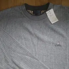 新品 Hush Puppies 長袖トレーナー グレー LL