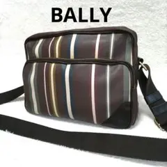 【激レア】BALLY トレスポ マルチストライプ ゴールド金具 ショルダーバッグのサムネイル
