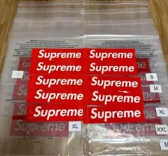 supreme ジップロック透明袋 ステッカーセット⑩