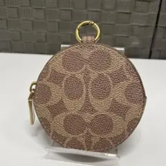 c*o様 未使用　Coach ラウンド型コインケース ベージュ